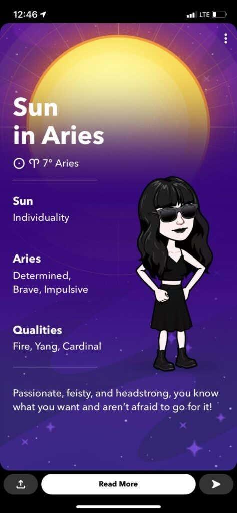 Cum să utilizați profilul astrologic pe Snapchat