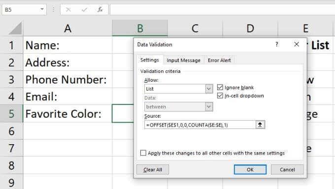 Como criar uma lista suspensa no Excel