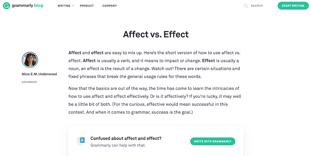 Affecté vs Effectué : 10 sites qui vous apprennent à utiliser correctement la grammaire anglaise