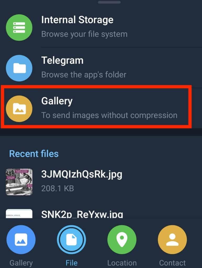 Cum să utilizați Telegram pentru a trimite fotografii și videoclipuri de înaltă calitate