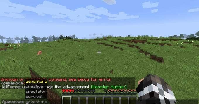 Como alternar entre os modos de jogos no Minecraft