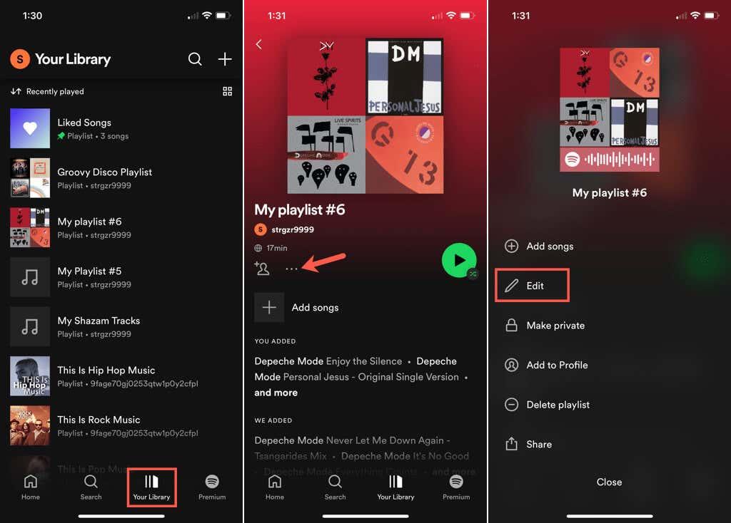 วิธีปรับแต่งรูปภาพหน้าปกเพลย์ลิสต์ Spotify