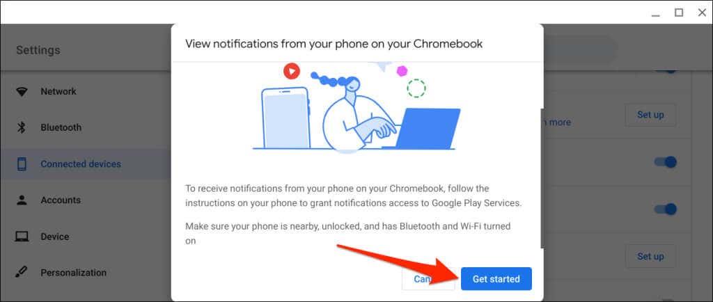 Cum să conectați un telefon la Chromebook folosind Phone Hub