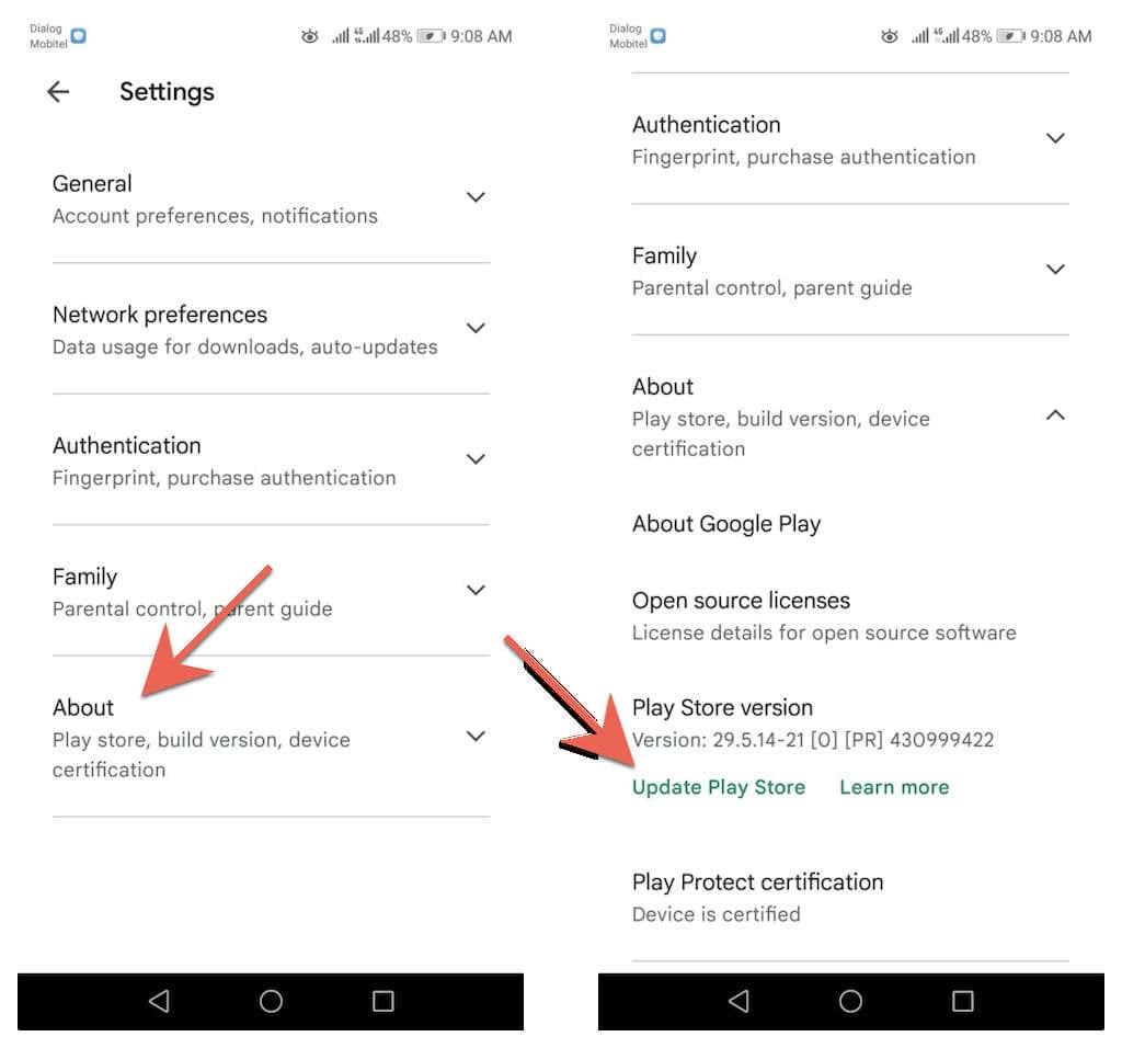 Comment mettre à jour votre navigateur Web sur Android