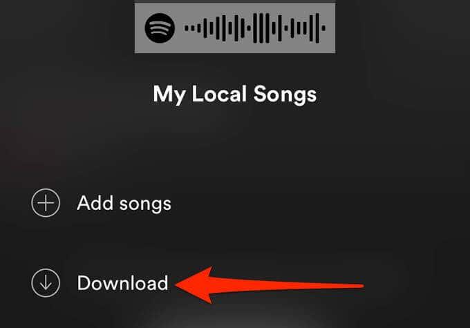 Cómo agregar archivos locales a Spotify