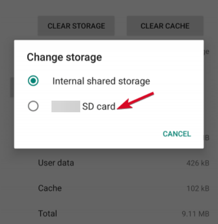 วิธีถ่ายโอนไฟล์จากที่เก็บข้อมูล Android ไปยังการ์ด SD ภายใน