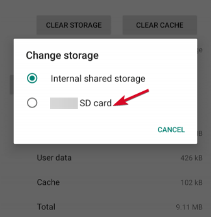 Android ストレージから内部 SD カードにファイルを転送する方法