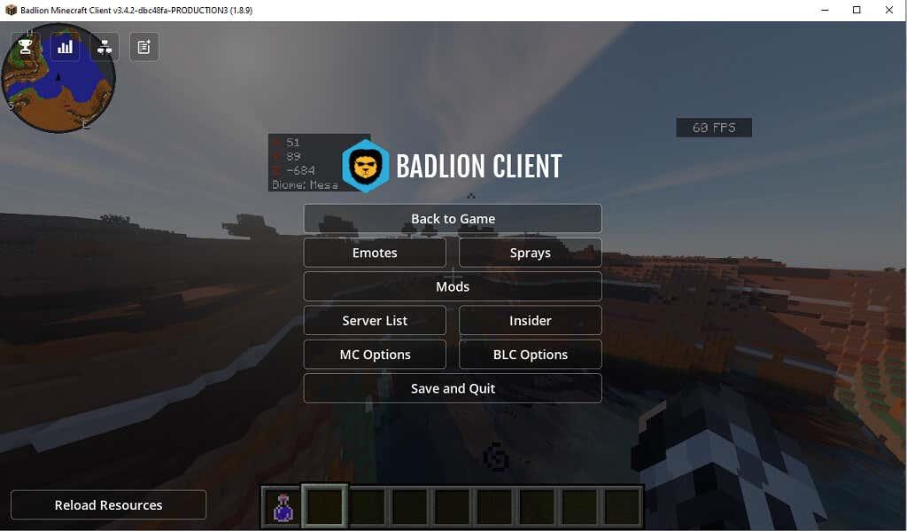 Qu'est-ce que le client Minecraft Badlion ?