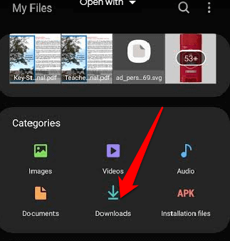 Como excluir downloads no Android