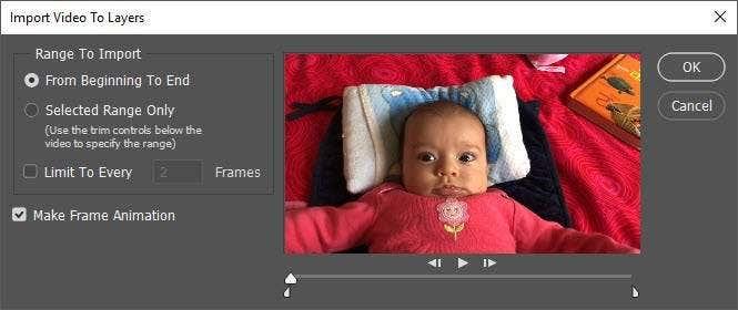 Cum se creează un GIF dintr-un videoclip folosind Photoshop CC