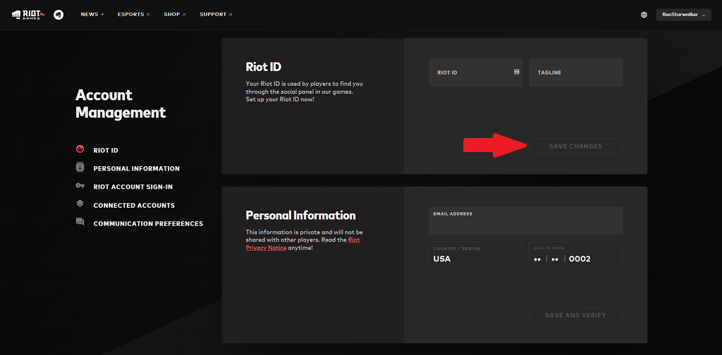 So ändern Sie Ihren Riot Games-Benutzernamen und -Slogan