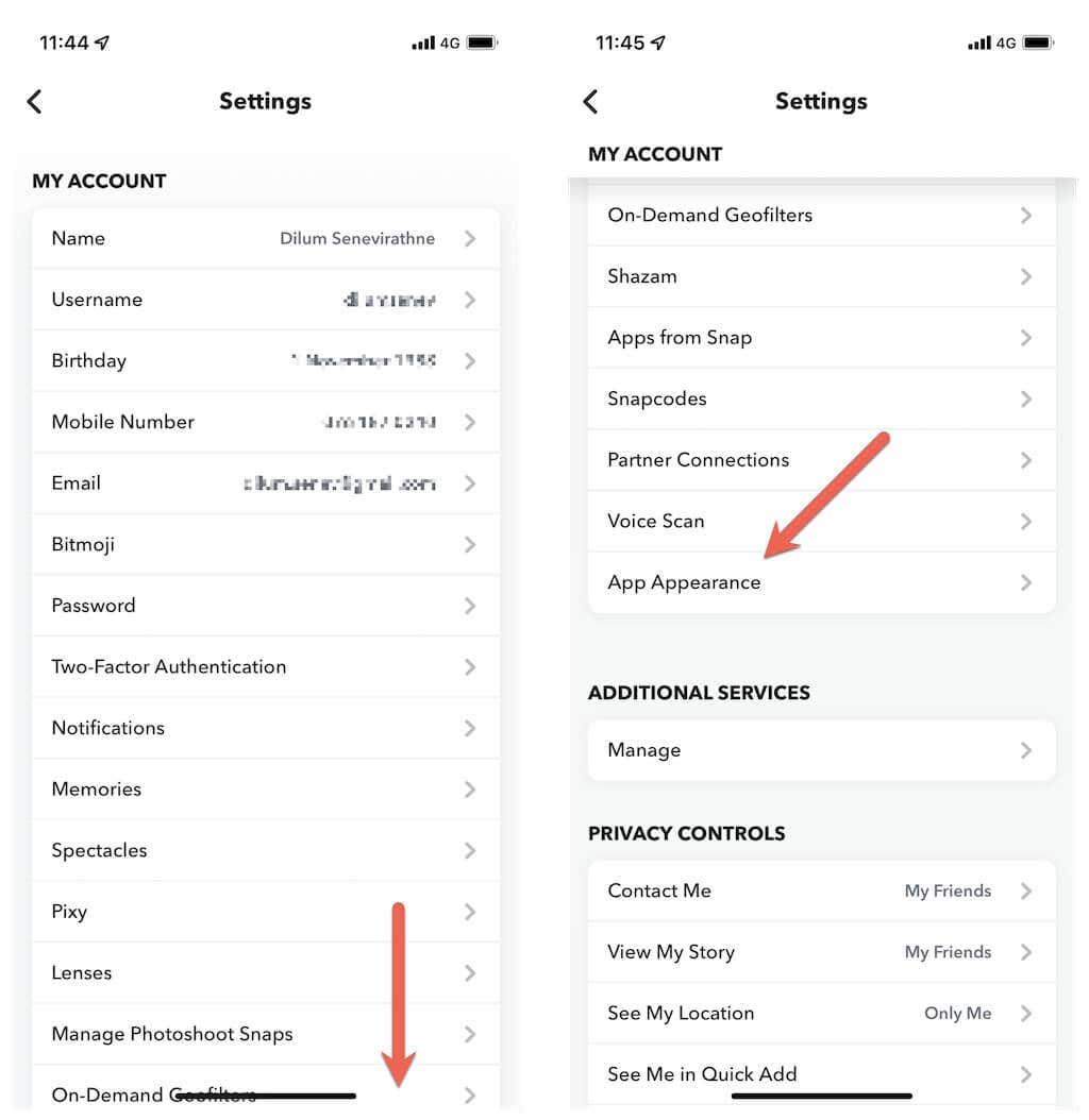 Cara Mendapatkan Mod Gelap Snapchat dalam Android dan iOS