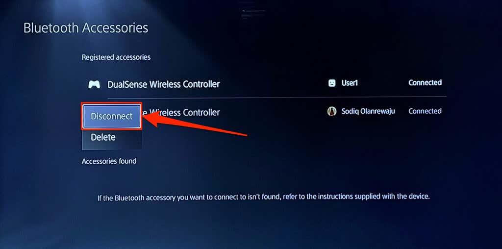 Cum să dezactivați controlerul PS5 atunci când este asociat