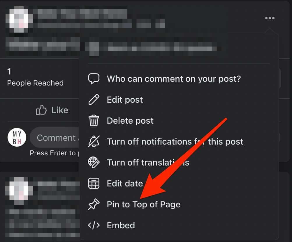 How to Pin a Post on Facebook