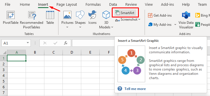 Cara Membuat Carta Aliran dalam Word dan Excel