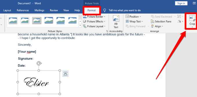 Como inserir uma assinatura em um documento do Microsoft Word