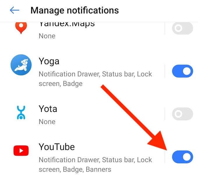 Como desativar e gerenciar as notificações do YouTube