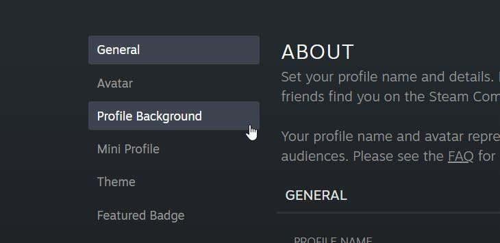 So ändern Sie Ihren Profilhintergrund auf Steam