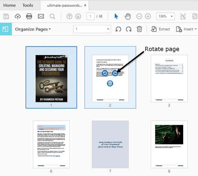PDFページを移動および抽出する方法