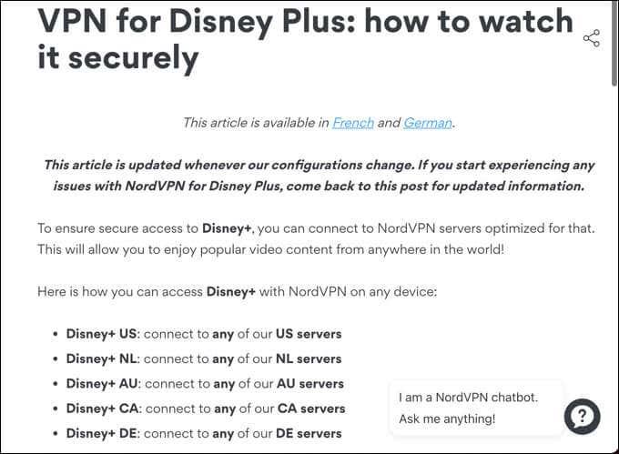 Cómo reparar el código de error 73 de Disney+