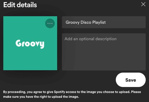 วิธีปรับแต่งรูปภาพหน้าปกเพลย์ลิสต์ Spotify