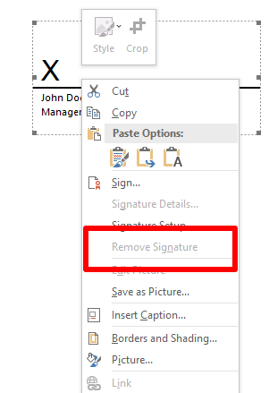 Cómo insertar una firma en un documento de Microsoft Word