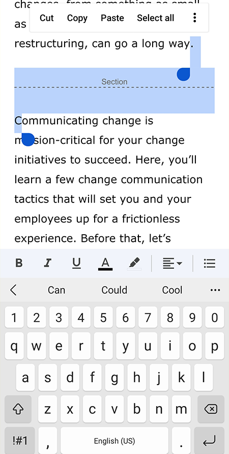 Comment supprimer une page dans Google Docs