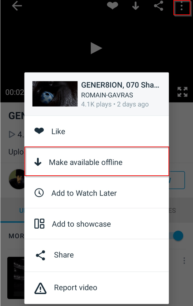 كيفية تنزيل مقاطع فيديو Vimeo للعرض دون اتصال