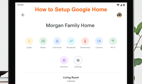 Google ホームのセットアップ方法