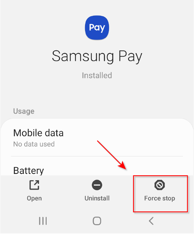 Bagaimana untuk melumpuhkan Samsung Pay pada Android