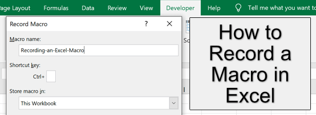 Come registrare una macro in Excel