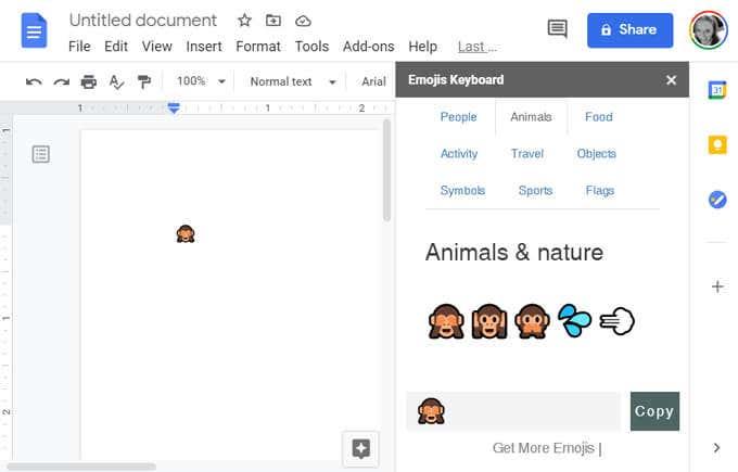 Comment insérer Emoji dans Word, Google Docs et Outlook