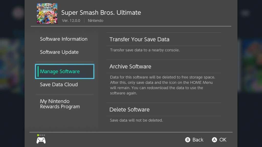 Comment supprimer les données de sauvegarde du jeu sur Nintendo Switch