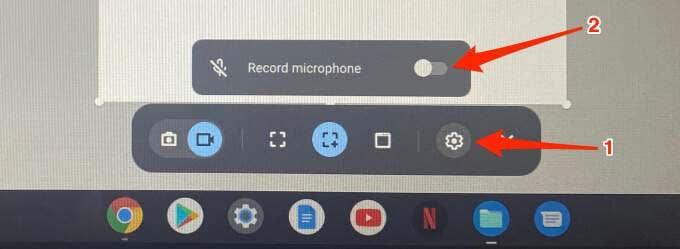 Wie man Aufzeichnungen auf einem Chromebook screent