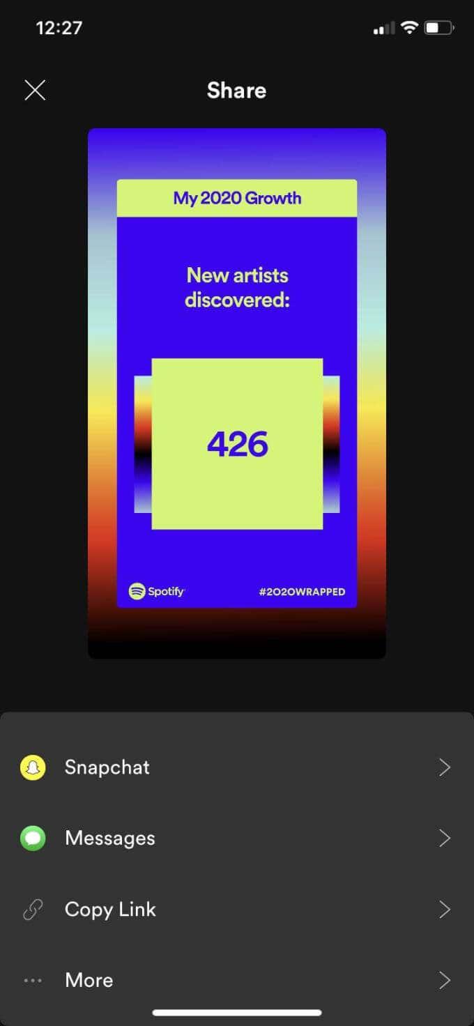 Cómo ver y compartir tu Spotify envuelto