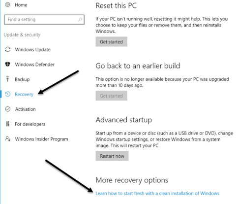 Najłatwiejszy sposób na wyczyszczenie instalacji systemu Windows 10