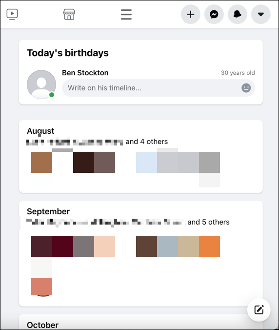 Facebookで誕生日を見つける方法