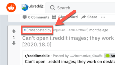 Comment crossposter sur Reddit