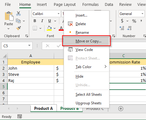 Cómo agrupar hojas de cálculo en Excel