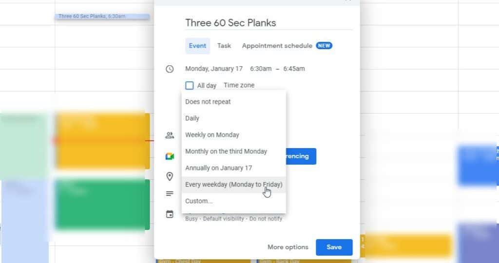 Come utilizzare le notifiche di Google Calendar per supportare Atomic Habits