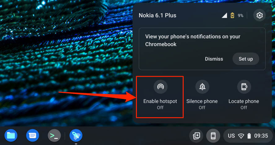 Cum să conectați un telefon la Chromebook folosind Phone Hub