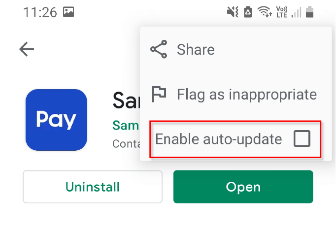 AndroidでSamsung Payを無効にする方法