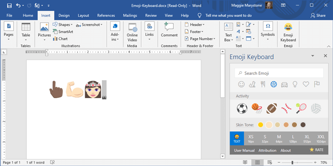 Comment insérer Emoji dans Word, Google Docs et Outlook