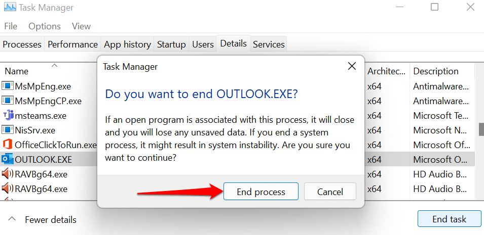 Microsoft Outlook nu răspunde?  8 remedieri de încercat