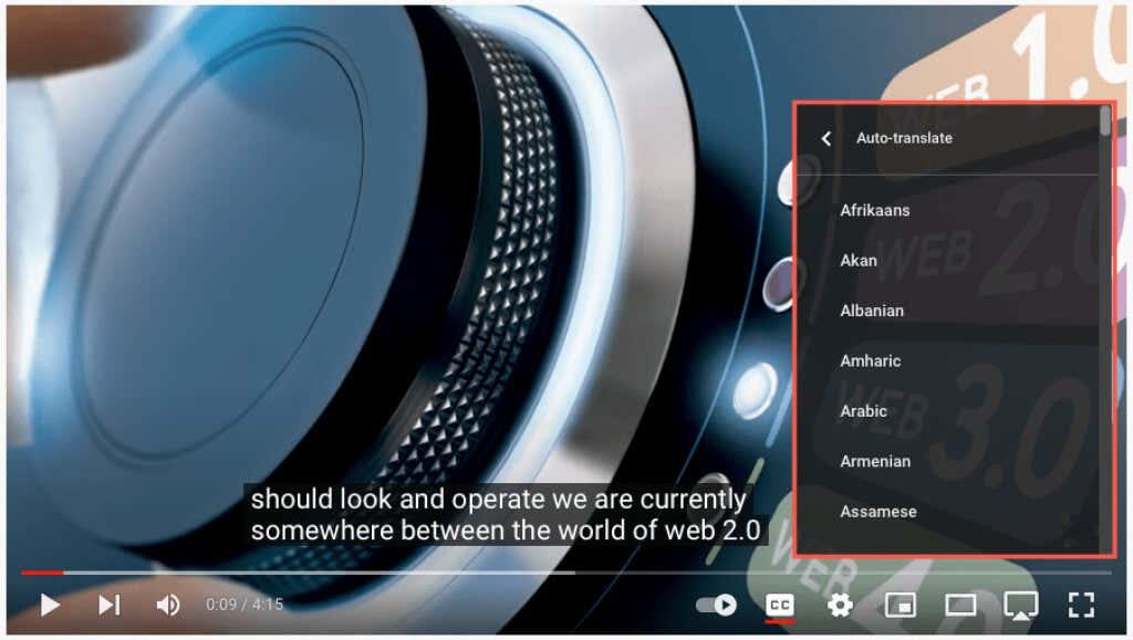 Cum să utilizați traducerea automată și subtitrările pentru videoclipurile YouTube