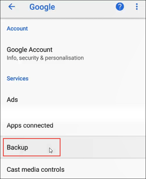 Como fazer backup do seu telefone Android