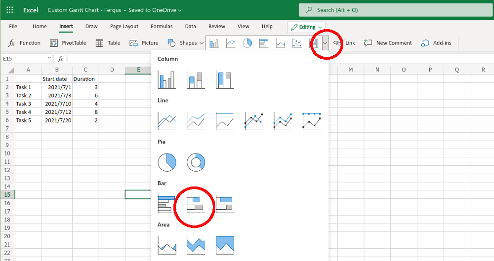 Comment créer des diagrammes de Gantt dans Microsoft Excel