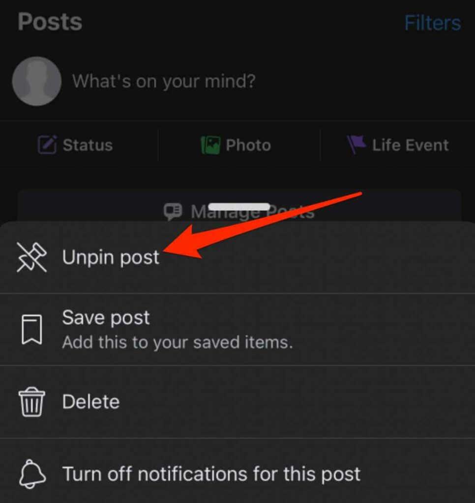 How to Pin a Post on Facebook