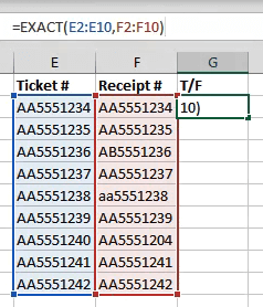 Overeenkomende waarden vinden in Excel