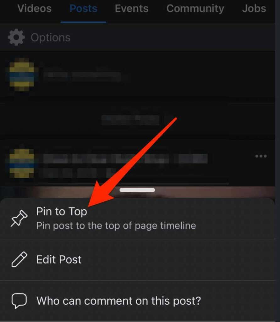 How to Pin a Post on Facebook